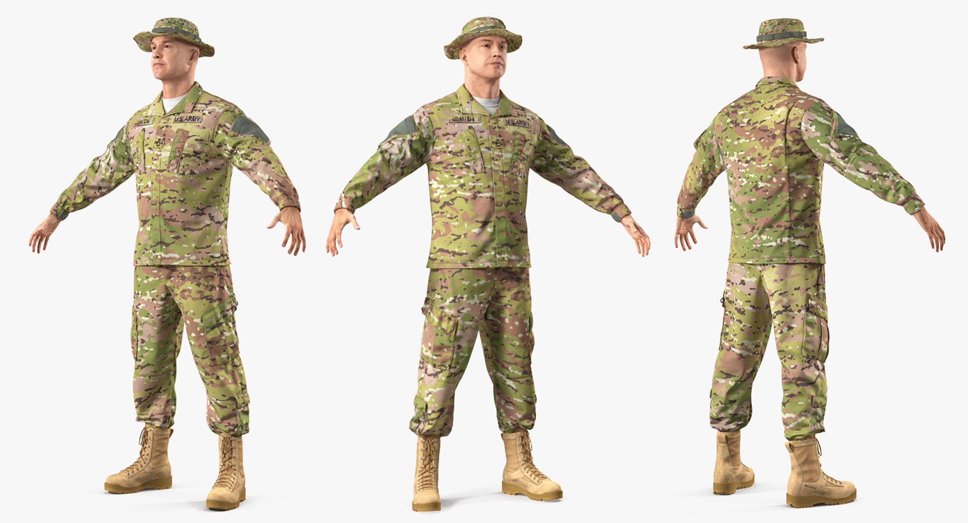 3D Model Army Soldiers - TurboSquid 1420515