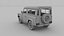 Land Rover Defender 90 Station Wagon w interior HDRI