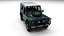 Land Rover Defender 90 Station Wagon w interior HDRI