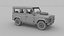 Land Rover Defender 90 Station Wagon w interior HDRI