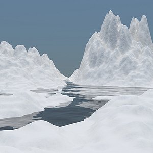 Snow Mountain_Day-Night Simulation