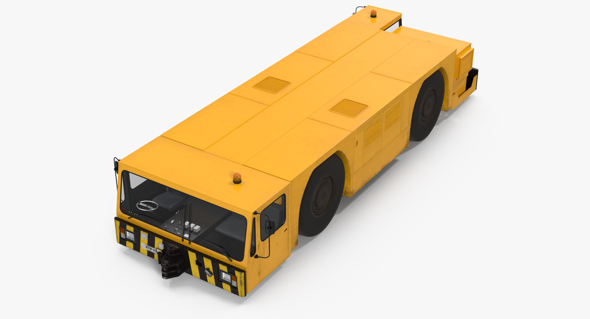 Heavy Aircraft Tractor 3D model preview