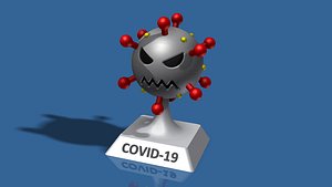 Novel Coronavirus COVID-19 Cartoon