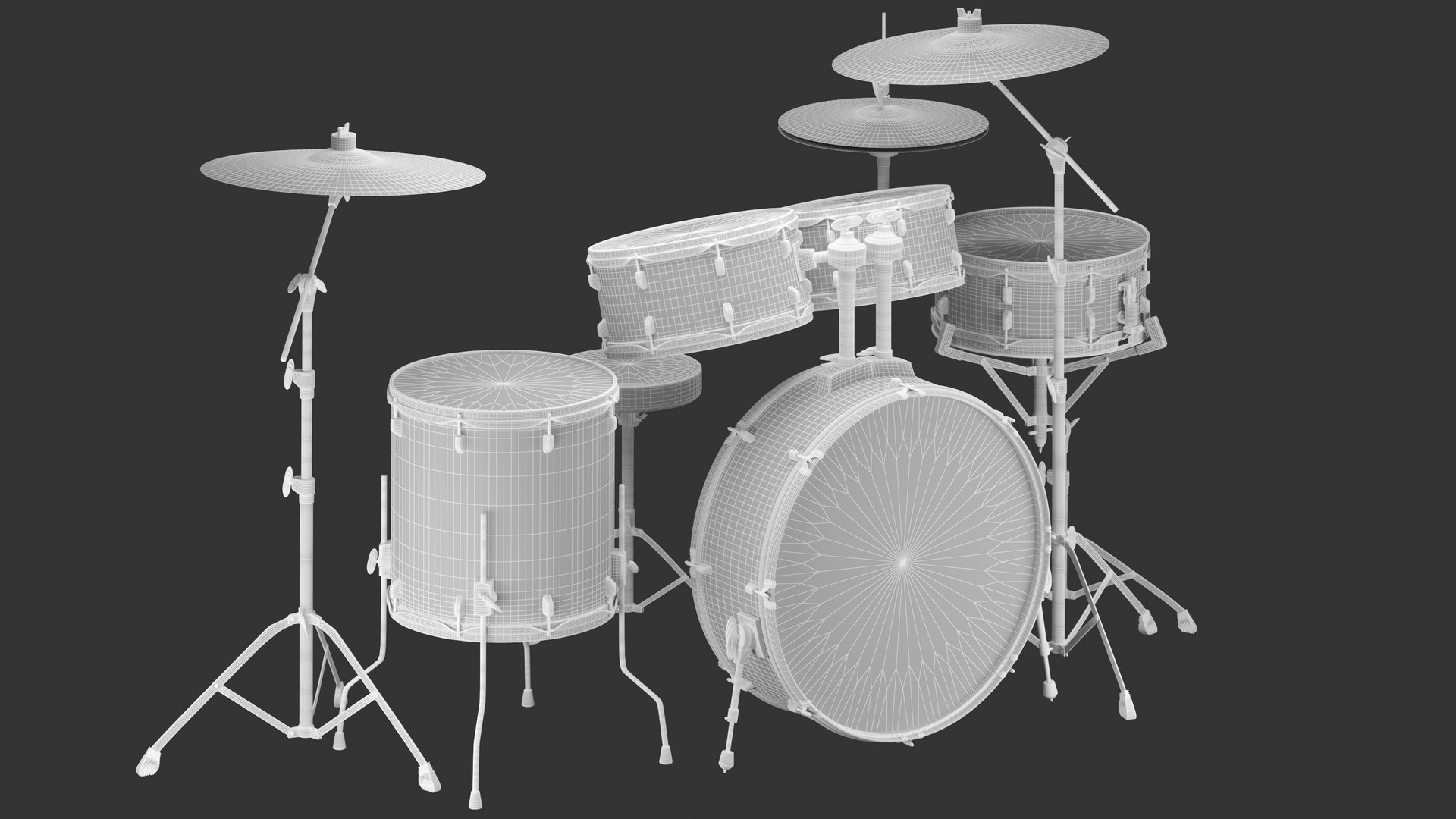 3D Acoustic Drum - TurboSquid 1594853