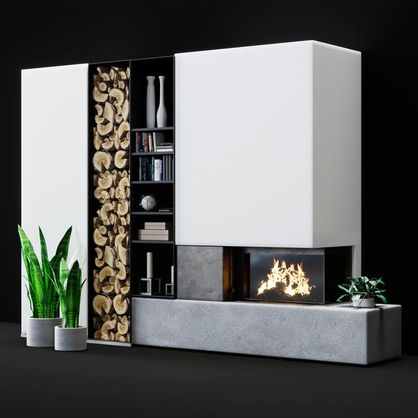 modelo 3d Chimenea moderna - TurboSquid 1437875