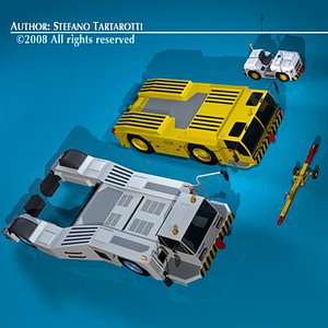 3d airfield tow tractors
