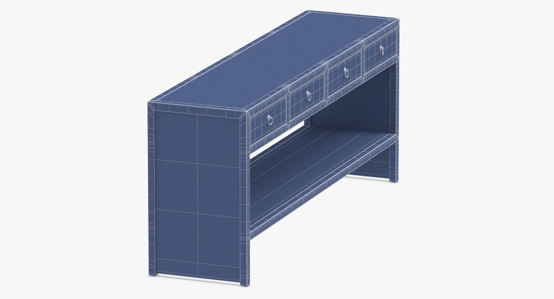 Traditional Console Table Model - TurboSquid 1248767