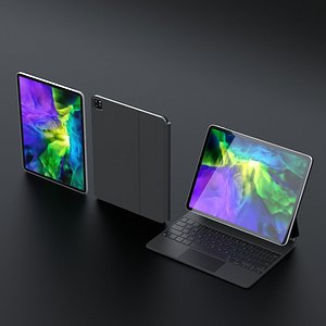 3D ipad 2020 magic keyboard
