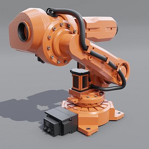 industrial robot irb 6620 3D model