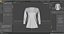 T-shirt da donna con scollo a barchetta in cotone elasticizzato