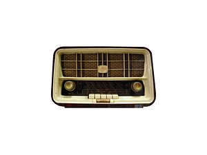 Radio 2 Low poly