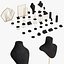 Monicadisplaystudio Black Velvet Jewelry Stand Vol 13