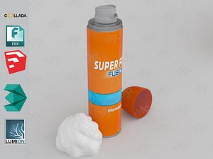 3D pack shaving bottles