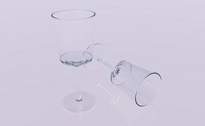 3D crystal glass model