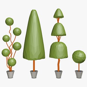 topiary 3d model