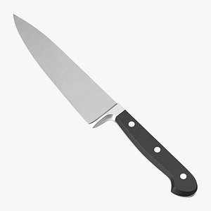 Black Handled Kitchen Knife 04