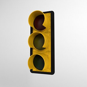 light traffic asset games 3D model
