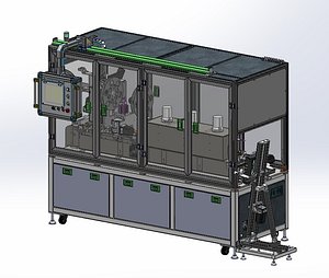 3D Automatic Heat Shrink Wrapping Machine for Cylindrical Battery Production Line