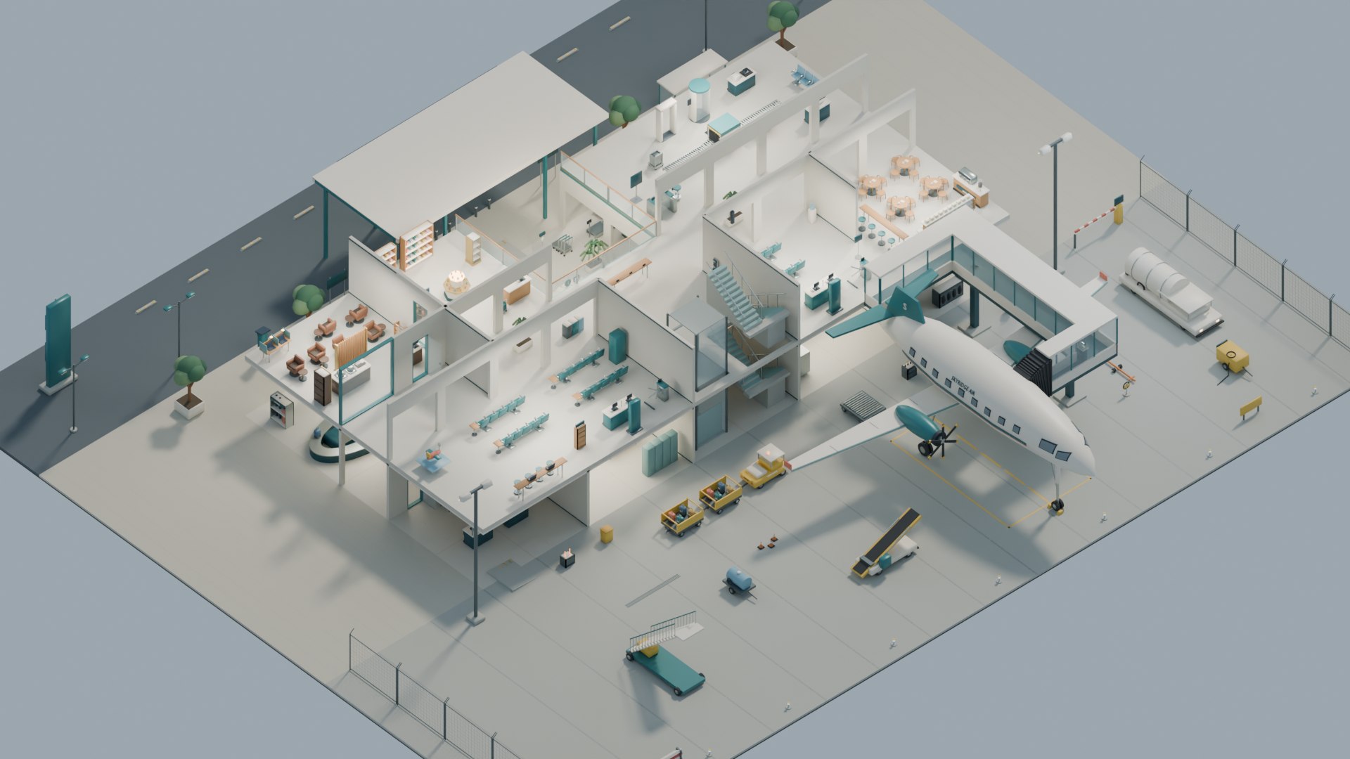 Stylized Regional Airport Terminal with ATC Tower Jetbridge Turboprop 3D https://p.turbosquid.com/ts-thumb/UV/QyK6Xs/4K/packoverview/png/1793301347/1920x1080/fit_q87/0165b642752a9bdada6114771b1177c3c808d793/packoverview.jpg