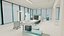 Stylized Regional Airport Terminal with ATC Tower Jetbridge Turboprop