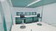 Stylized Regional Airport Terminal with ATC Tower Jetbridge Turboprop