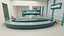 Stylized Regional Airport Terminal with ATC Tower Jetbridge Turboprop
