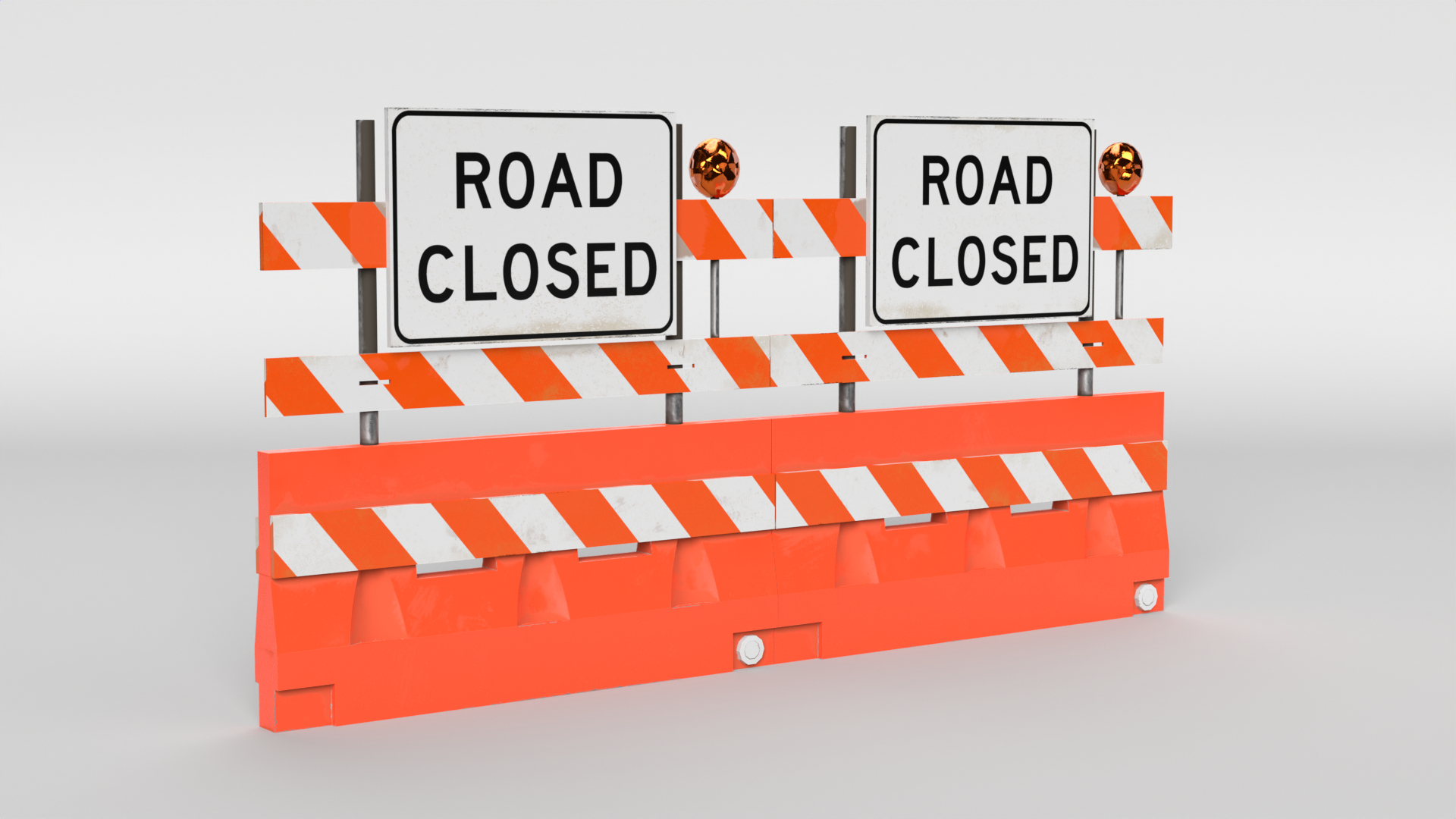 Road Block 3D - TurboSquid 2185132