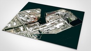 The Indiana Harbor Works Chicago Indiana USA 3D model