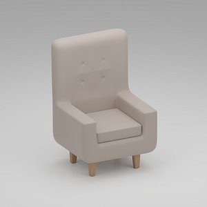 Comfortable Arm Chair 3D model
