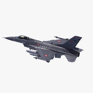 f-16 falcon turkish air force 3d 3ds