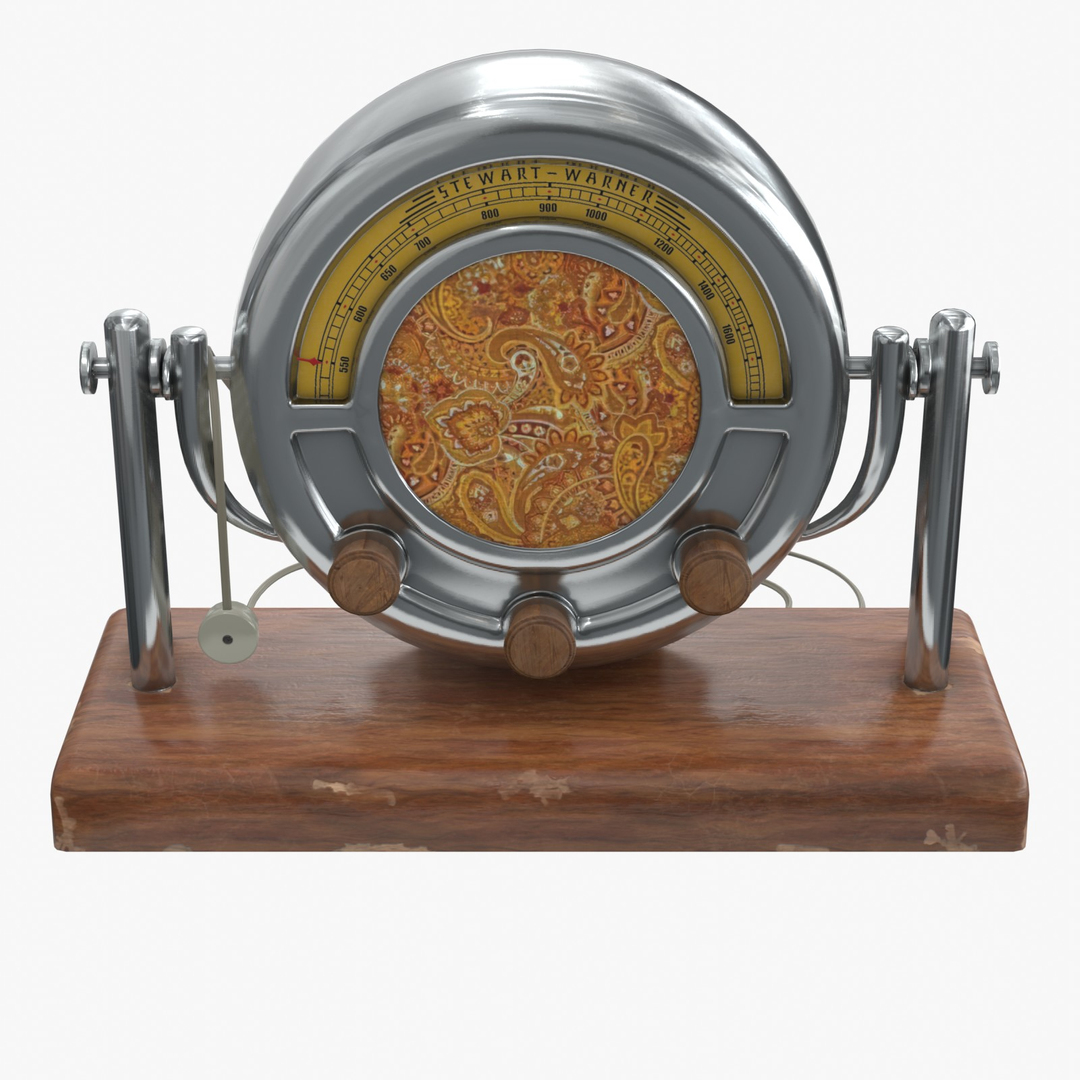 Stewart Warner R-192 1936 Model - TurboSquid 1592469