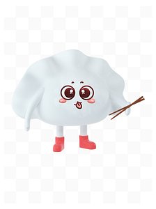 Creative 3D cute 3D model