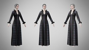 Dress 29 Electric Static Stripe