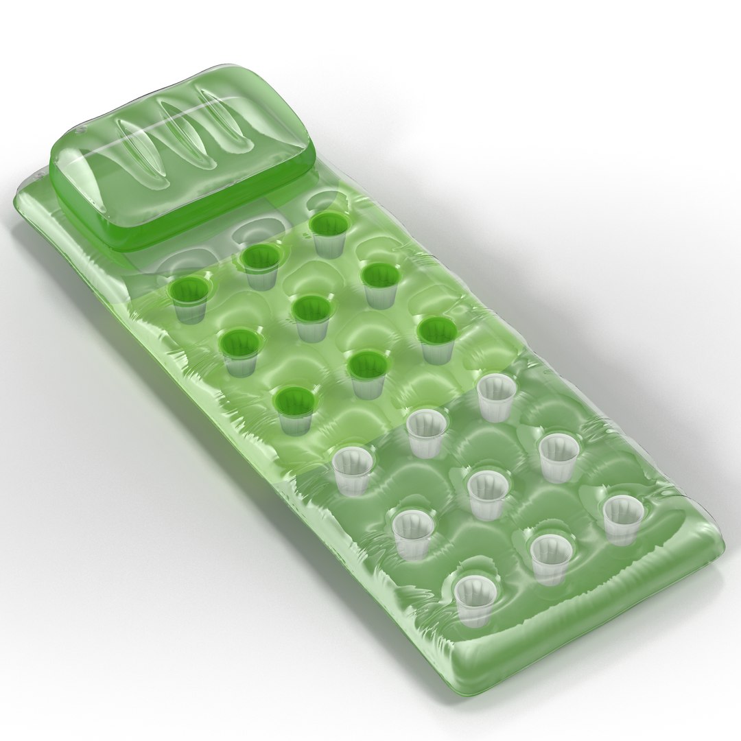 Inflatable Air Mattress 3D model preview