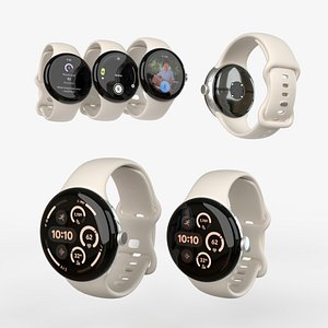 3D model Pixel Watch 3 41MM and 45MM Porcelain