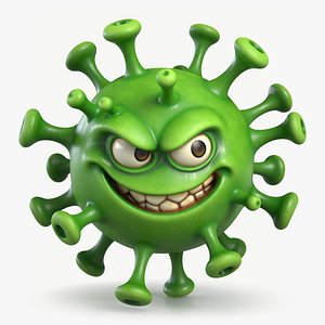 3D Cartoon Virus 2