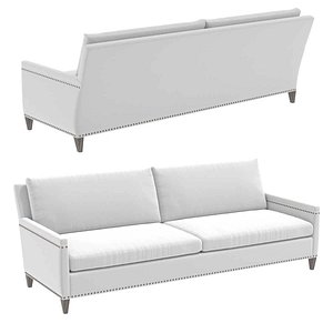 sofa restoration hardware turner 3D model
