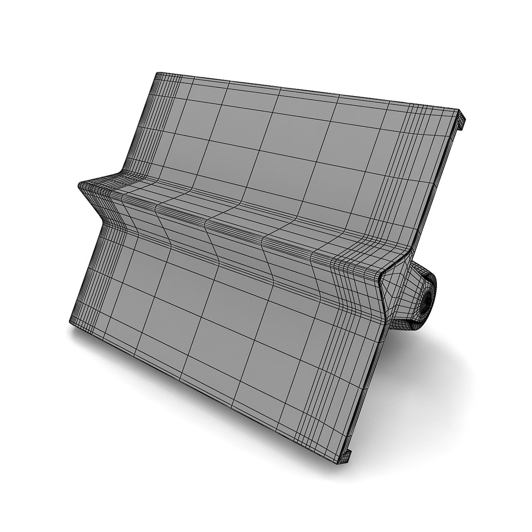 Concrete Bullet Groover 3D Model TurboSquid 1271314