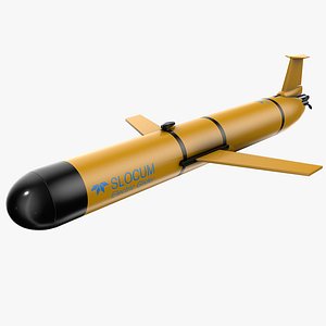 Slocum G2 Glider Underwater Drone 3D