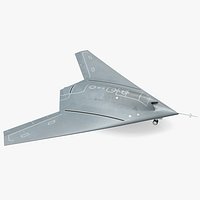 Stealth UCAV Rigged