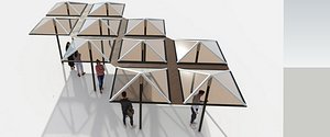 3D Pergola shade