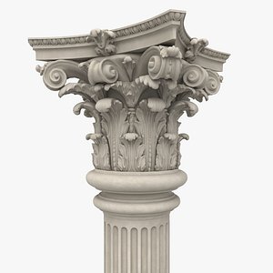 Corinthian Column 3D Models 3D