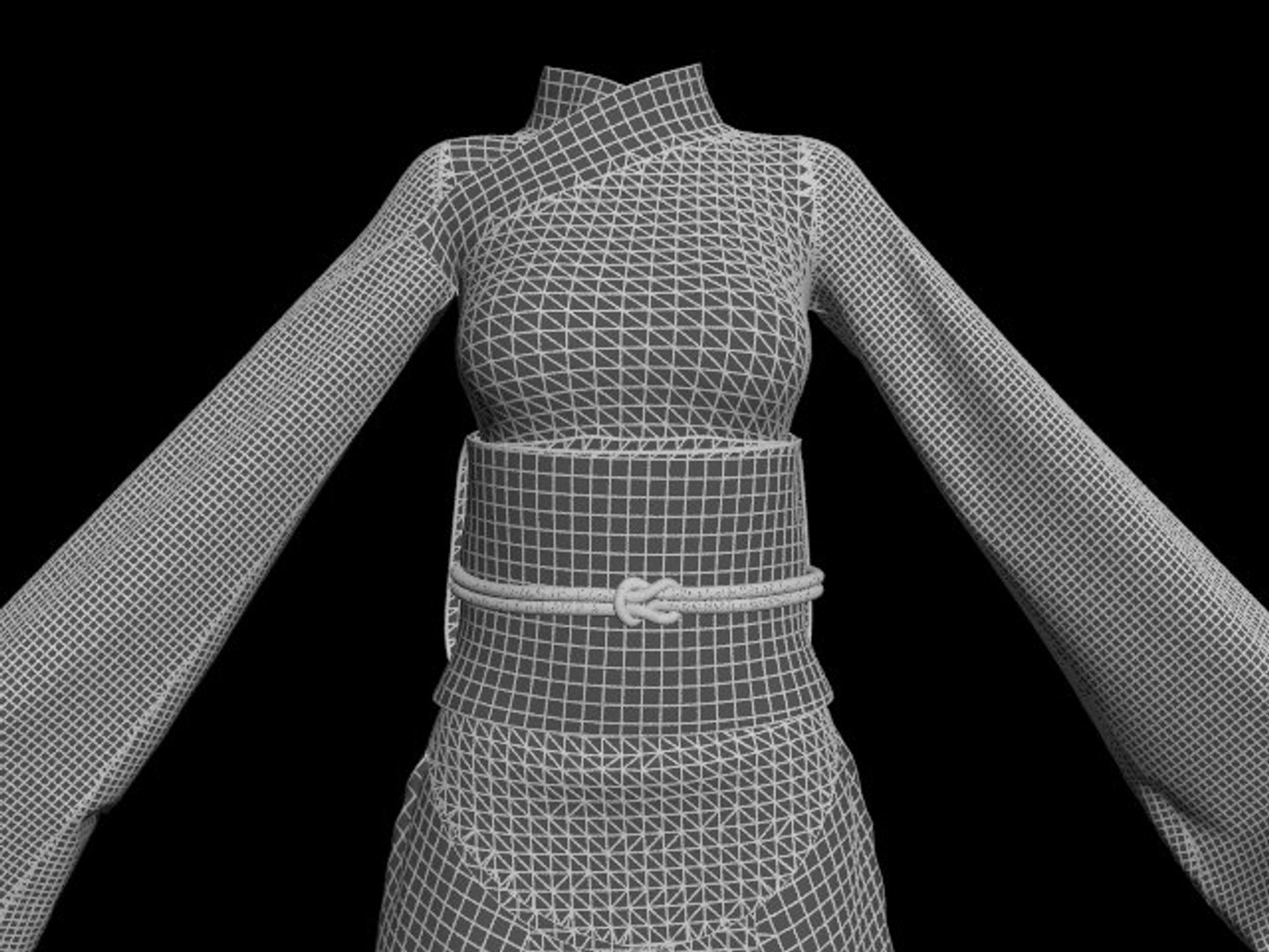 Traditional Dress Chinese Dancer 3D Model - TurboSquid 1579043