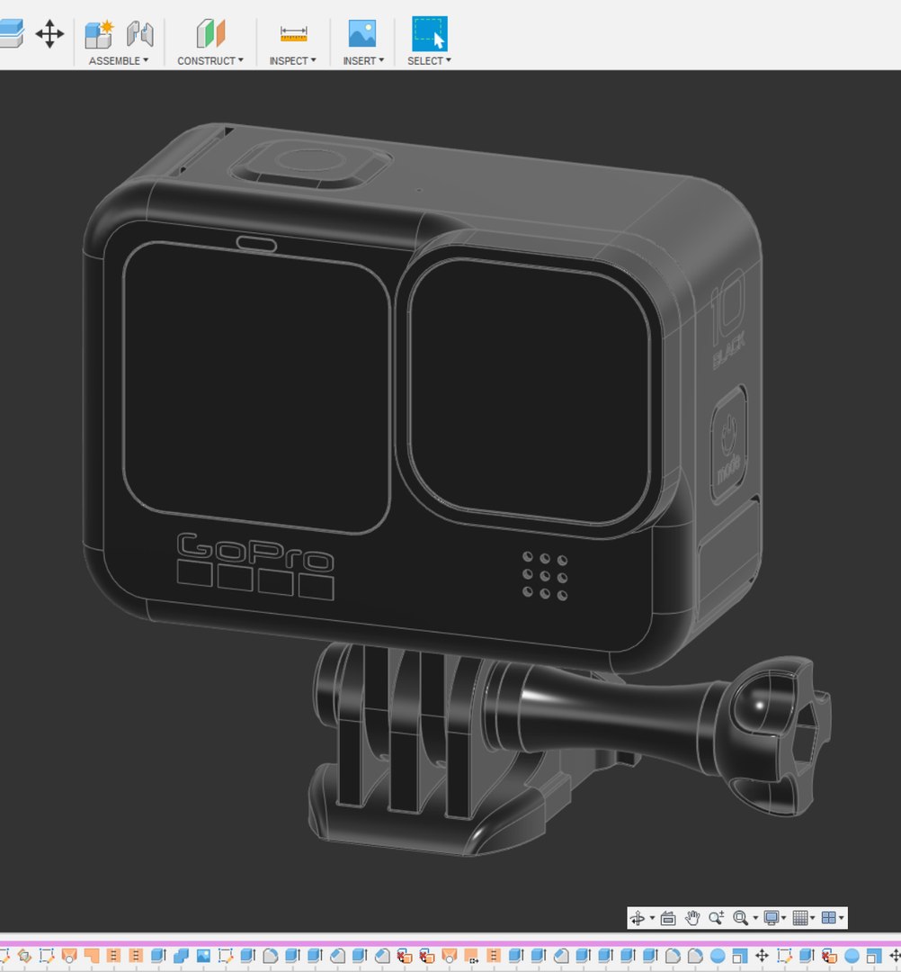 3D GoPro HERO 10 Black - TurboSquid 1798053