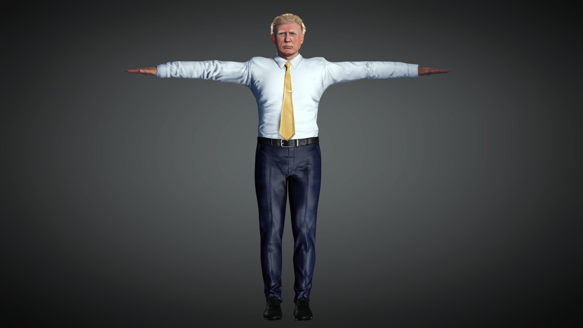 3D Donald Trump - Realistic 3D Male Character Model https://p.turbosquid.com/ts-thumb/UW/AXBu7S/ZA/2/jpg/1755244764/1920x1080/fit_q87/2005f6c7cdb3f0fdf8a67b534df787430b214722/2.jpg