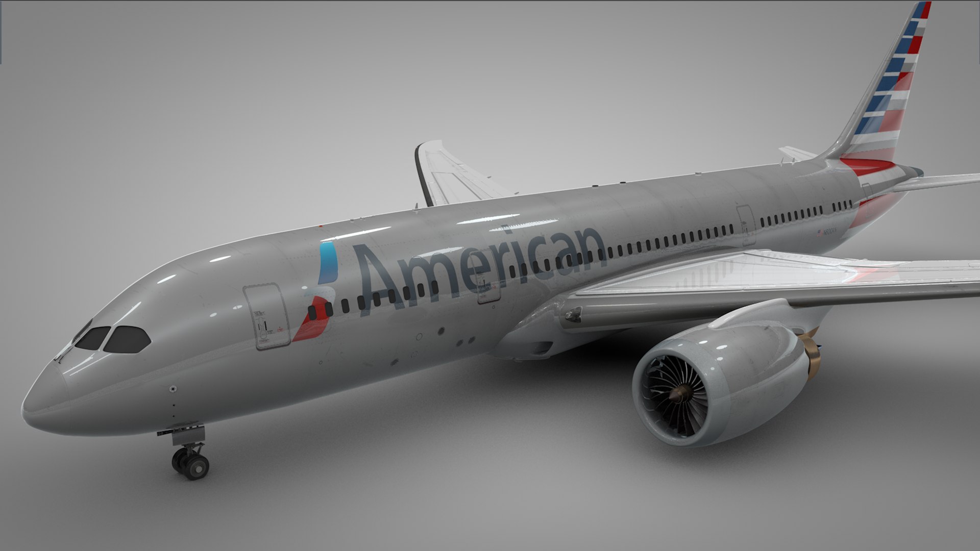 3D Boeing 787 Dreamliner American Airlines - TurboSquid 1610961