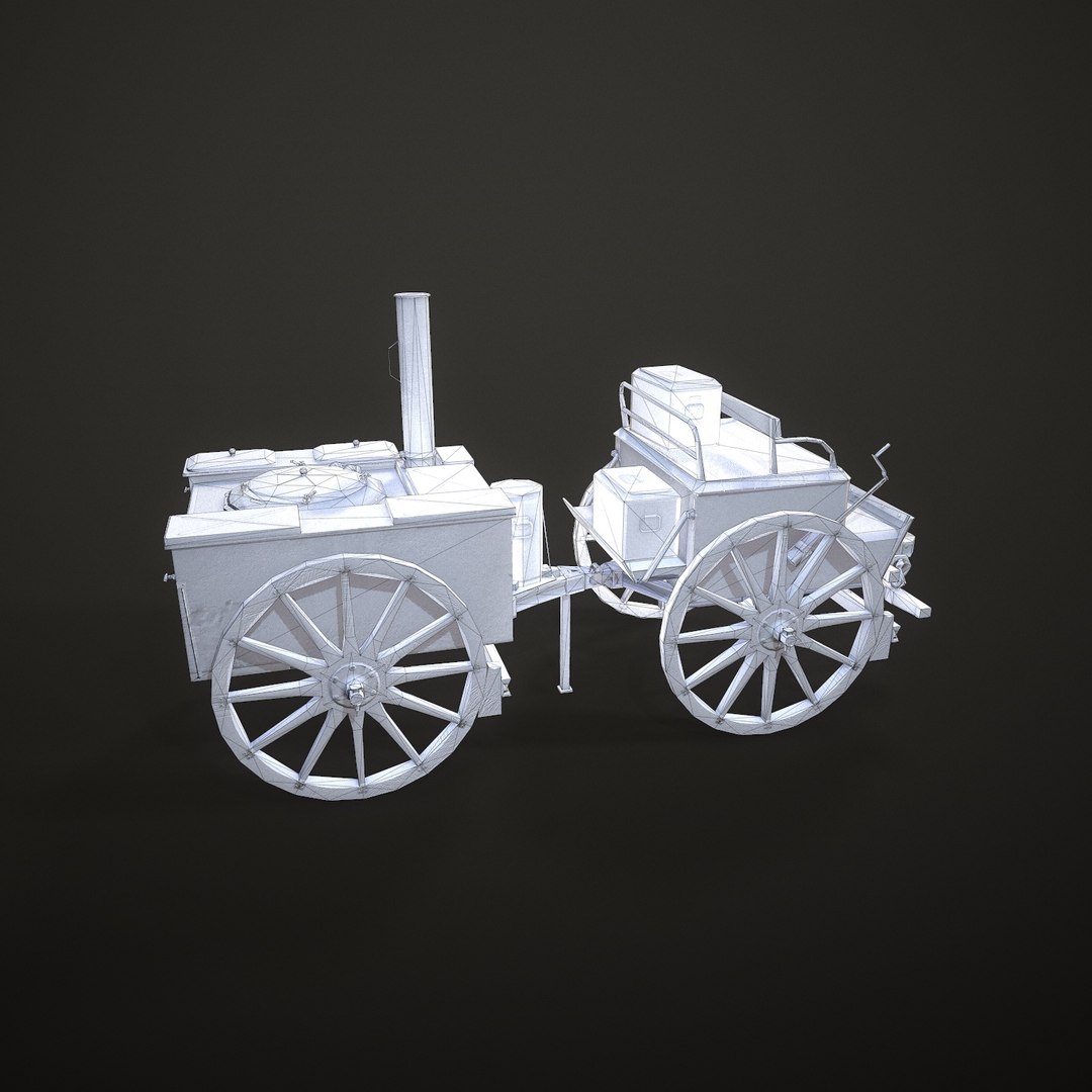 Field Kitchen Wwii 3D Model - TurboSquid 1573091