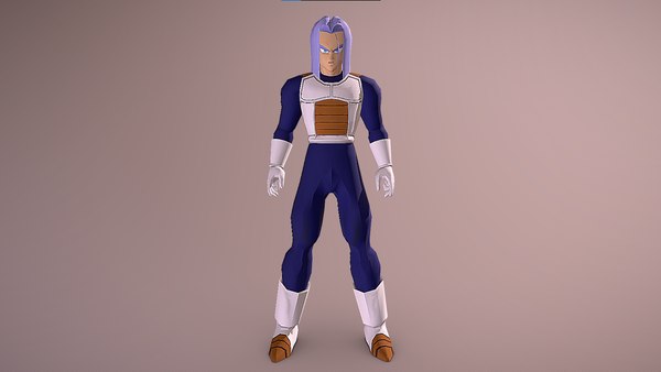 未来トランクス - セル編 - ドラゴンボールZ3Dモデル 未来トランクス - セル編 - ドラゴンボールZ3Dモデル