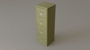 File Cabinet L From File Cabinet Asset 3D model