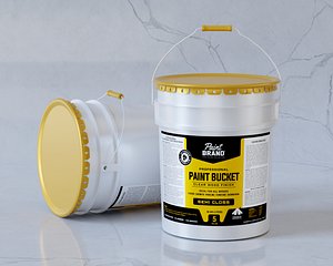5 Gallon Paint Bucket Packaging model